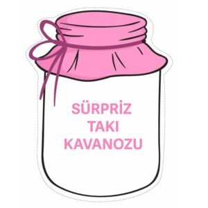 Sürpriz Takı Kavanozu Gümüş - Görsel 1