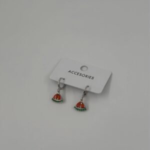 Çelik Karpuz Küpe - Görsel 1