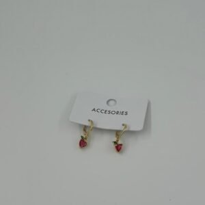 Çelik Küpe Kalp - Görsel 1