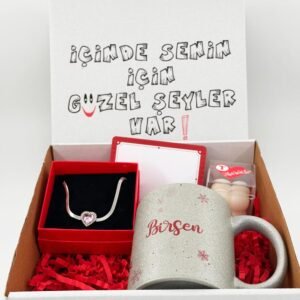 Simli Kupa Hediye Paketi - Görsel 1